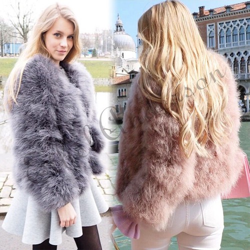 Flauschige echtpelzjacke aus - echtpelzjacke,