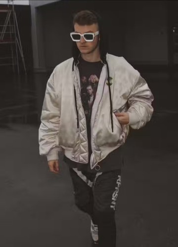 Off white bomberjacke extrem - white,