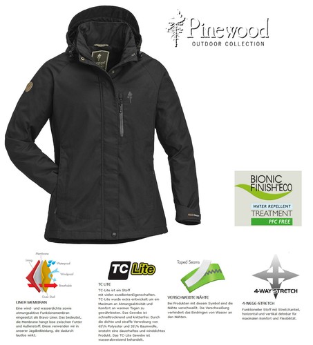 Pinewood caribou extreme damen - caribou,